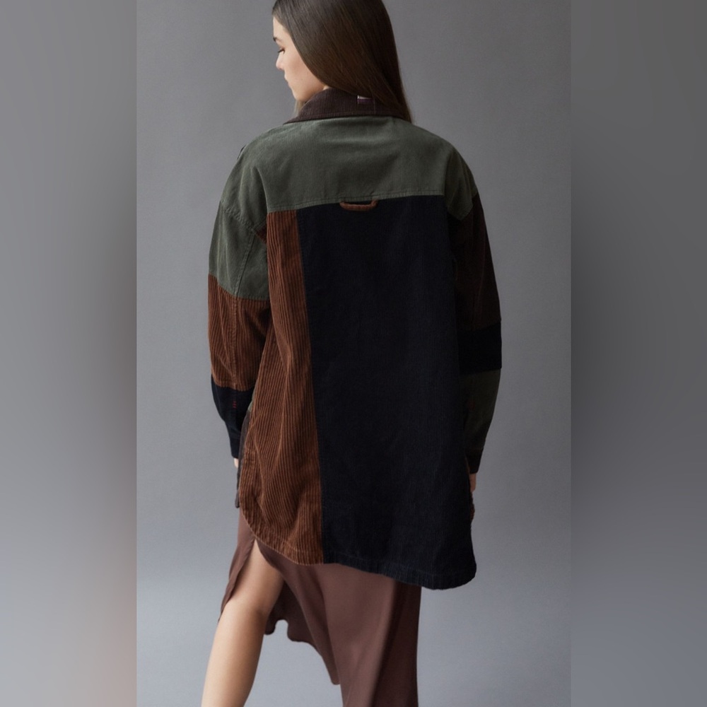 Urban Outfitters Colorblock Corduroy Jacket
